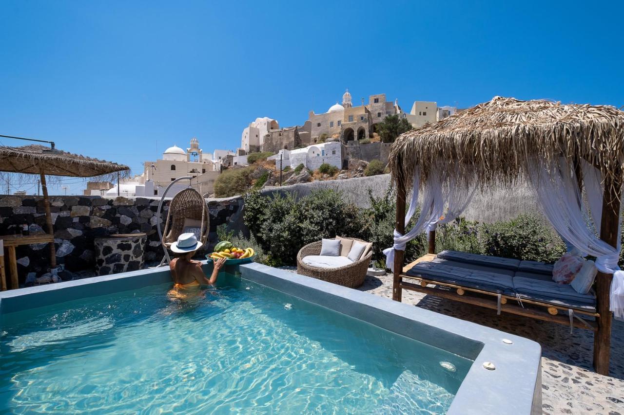 Rock Villas Complex - Private Luxe Top Retreat - Castle And Sea View Emporio  Ngoại thất bức ảnh