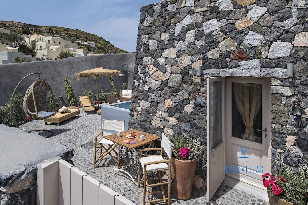 Rock Villas Complex - Private Luxe Top Retreat - Castle And Sea View Emporio  Ngoại thất bức ảnh