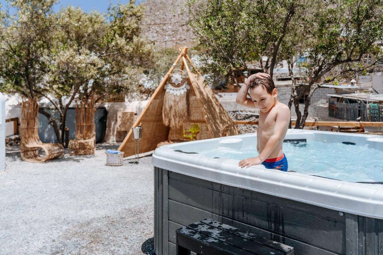 Rock Villas Complex - Private Luxe Top Retreat - Castle And Sea View Emporio  Ngoại thất bức ảnh